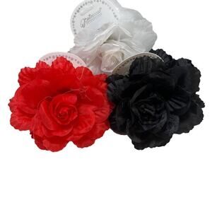 Princess Accessories rose hair clips Qty 3